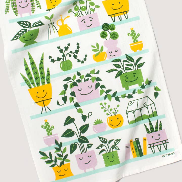 Potheads Tea Towel for wholesale by Seltzer Goods