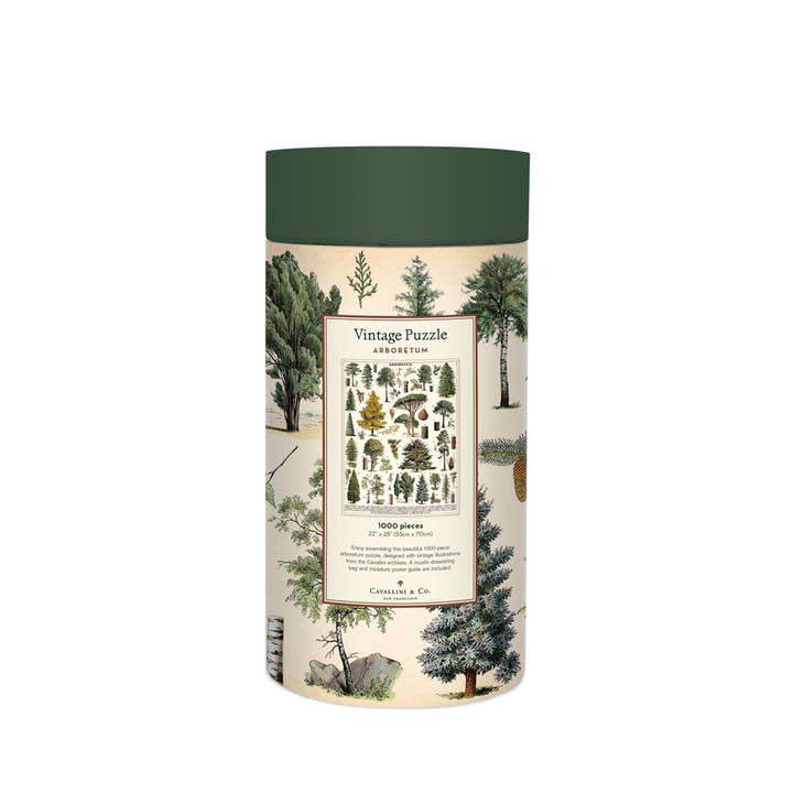 Bobangles - Wholesale Puzzle – Adult - Cavallini - 1000 Pc Puzzle Arboretum1