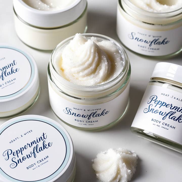 Beautique Goals - Wholesale Body Balm/Butter - Peppermint Snowflake Body Cream1