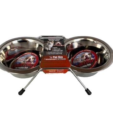 Loving Pets Australia - Wholesale Pet bowl – Cat/dog - Ruff N' Tuff Cat Double Diner