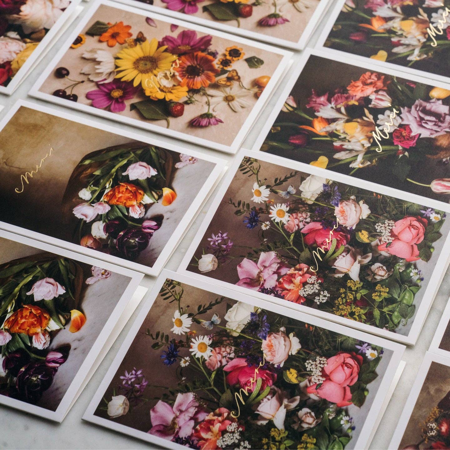 Jamie Beck - Wholesale Stationery/Notecard Set - Merci Stationery • Set of 16 Cards and Envelopes7