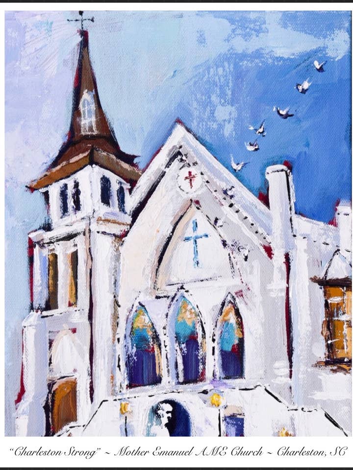 “Charleston Strong" 8x10 Limited Edition Signed Print for wholesale by The Painted Katie