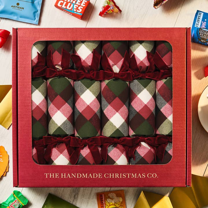 Woven Winter - Handmade Luxury Christmas Crackers (6pcs) for wholesale by The Handmade Christmas Co.