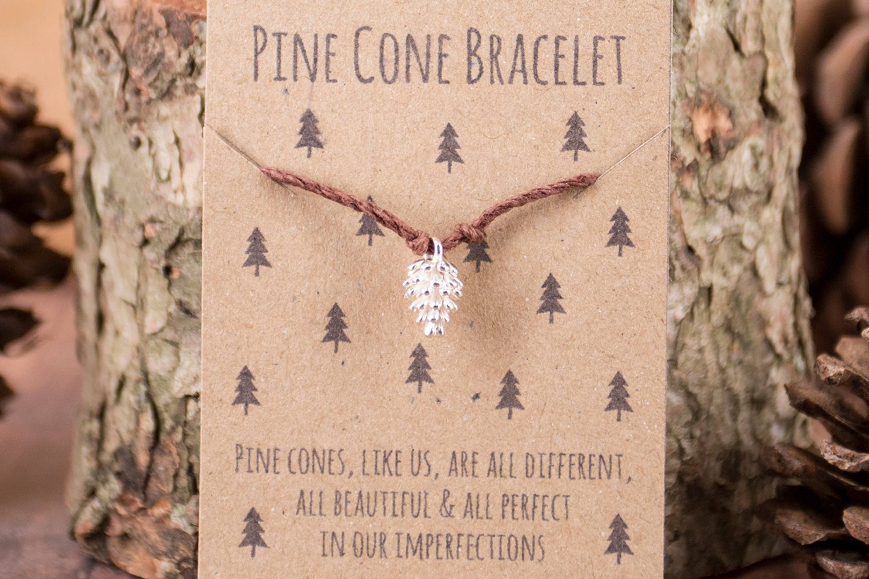 Katy and the Bear – wholesale Charm/dangle bracelet – Pine Cones Bracelet2