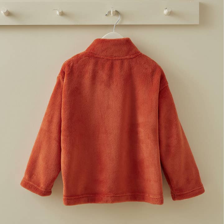 Sylvie Thiriez – Engroshandel Jakke - Unisex – Børns orange polare jakke1