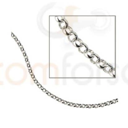 Corrente Rolo Redonda 2 Mm 925 Prata por atacado de COM FORSA SL