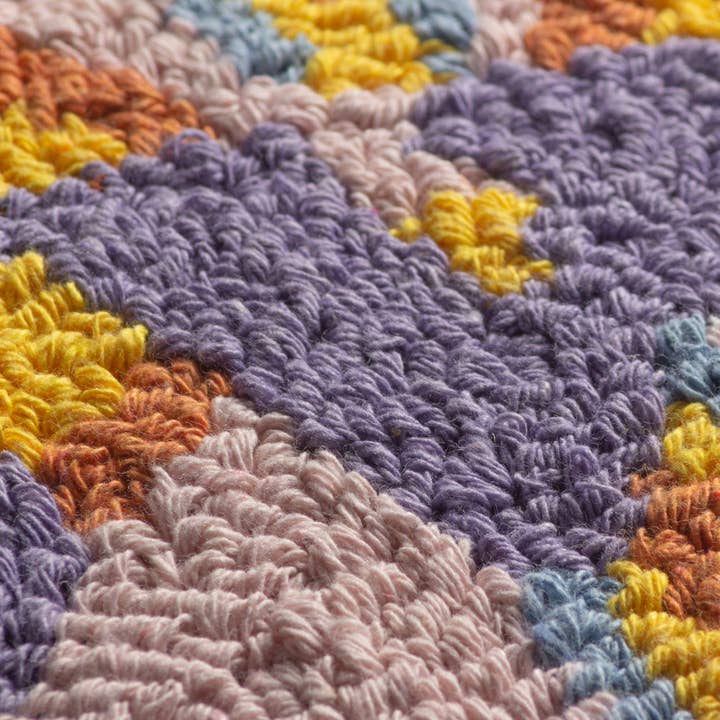 Giallo/Rosa Cuscino Sweet Knitted Giallo/Rosa in vendita all'ingrosso su Faire
