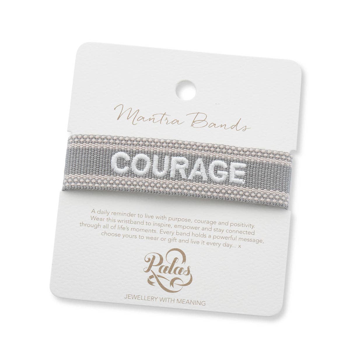 Palas Jewellery - Wholesale Woven/braided bracelet - Courage Mantra Band0