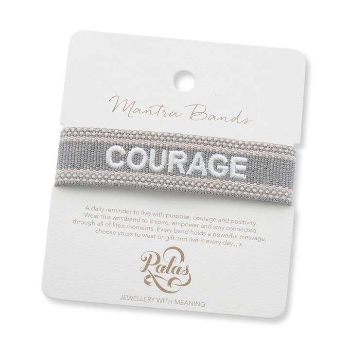 Bandeau Mantra Courage pour la vente par Palas Jewellery