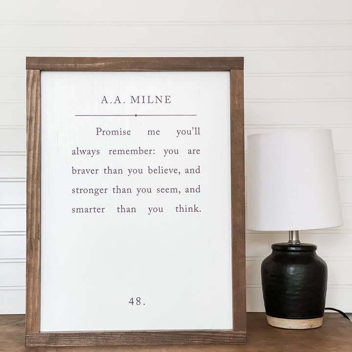 Lily and Sparrow - Wholesale Sign - Promise Me You'll Always Remember | Mother's Day Gifts