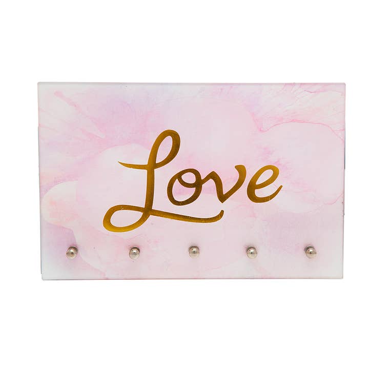 9x6" Mirror Jewelry Hook Love for wholesale by Philip Whitney by Godinger