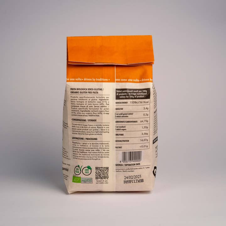 FOG - Wholesale Pasta - FUSILLI RED LENTILS AND WHITE CORN3