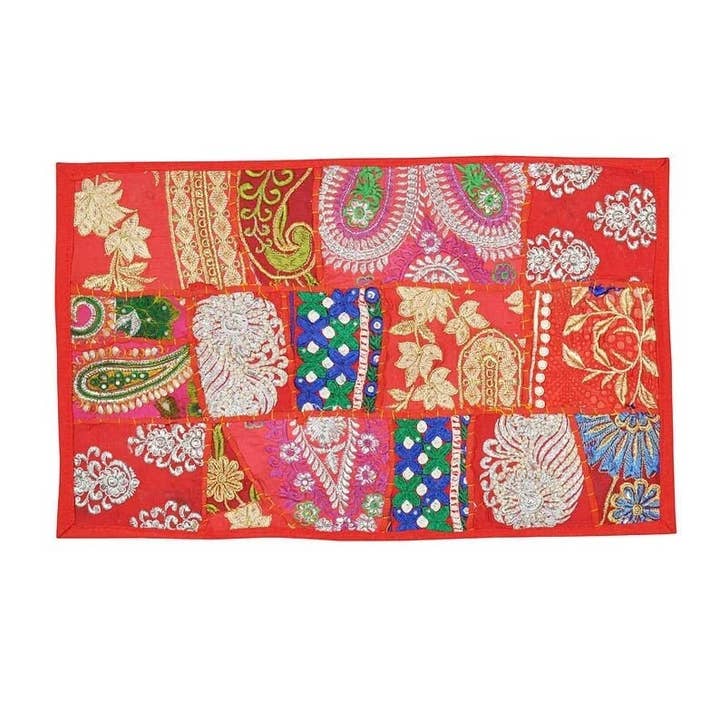 GYPSY STUDIO - Wholesale Placemat - Indian Handmade Vintage Patchwork Place Mat Boho Bohemian 2