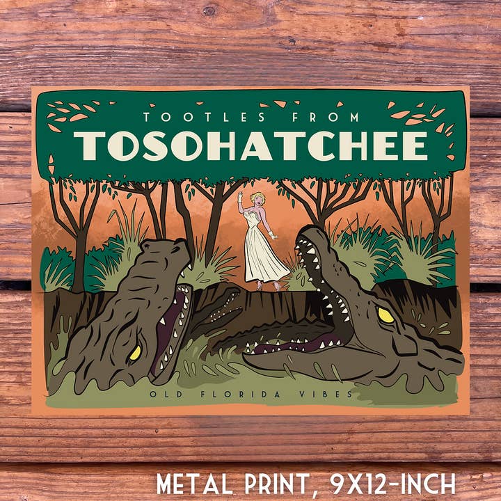 Tosohatchee Metal Print for wholesale by Old Florida Vibes