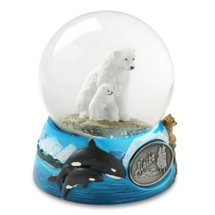 Alaska 65mm Snow Globe {Customization Required} for wholesale by Animals Forever, Inc