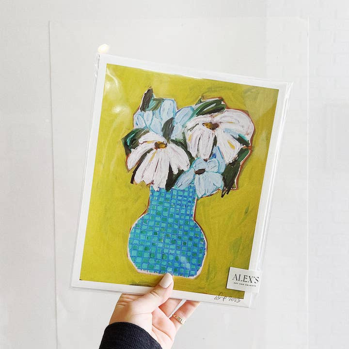 ALEX'S - Wholesale Art Print - Are Those For Me? Floral Print2