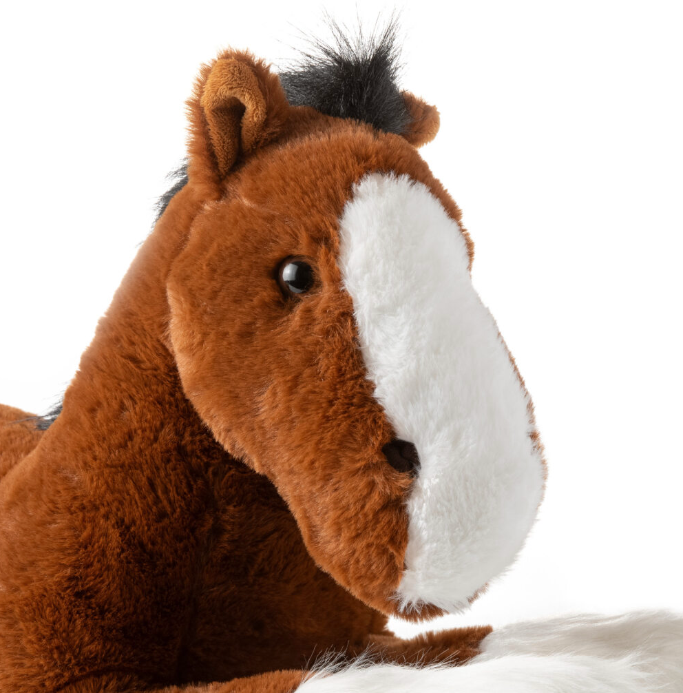 The Petting Zoo - Wholesale Stuffed/Plush Toy - Kids & Baby - 27" (67cm) Jumbo Floppy Clydesdale Horse Farm/Barnyard Animal3