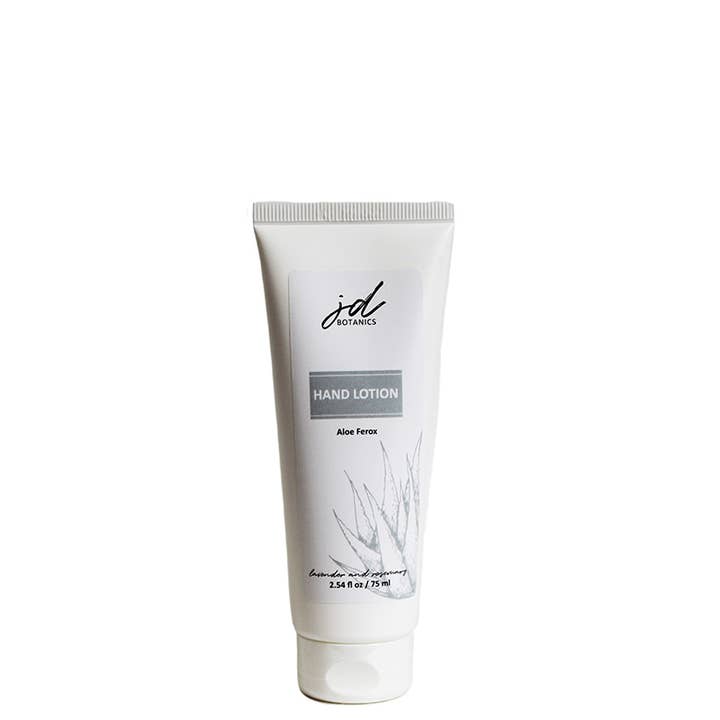 JDBotanics - Wholesale Hand Cream/Lotion - aloe ferox hand lotion with lavender and rosemary 75ml