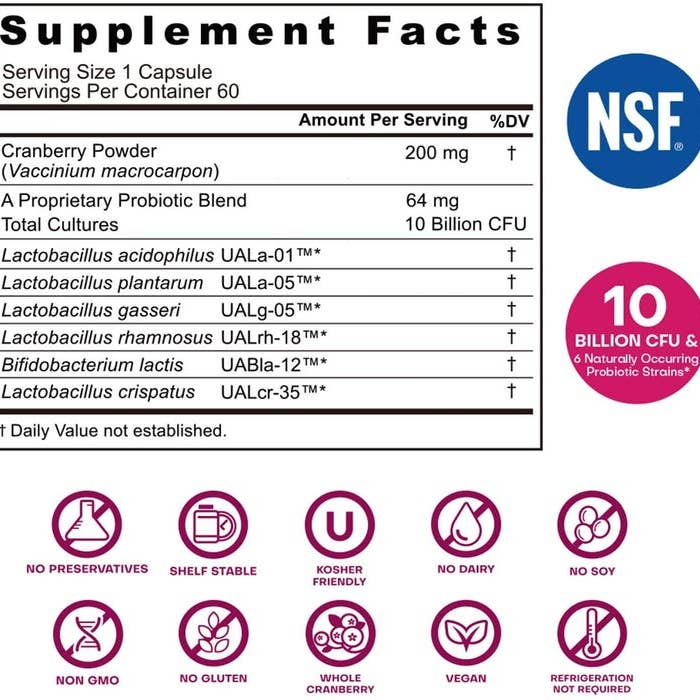 NutriCelebrity - Wholesale Oral Supplement/Vitamin - NutriFlora-Pro® (60 capsules) - Wholesale1