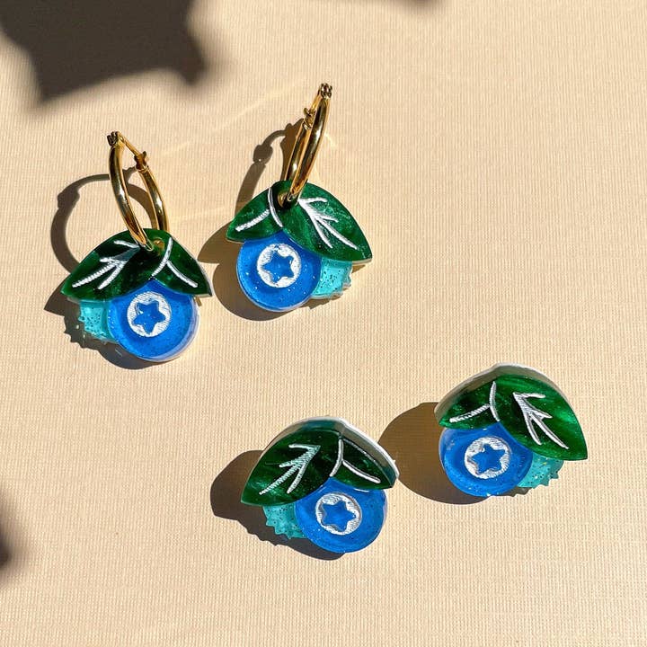 Sunnie Creative - Wholesale Dangle Earrings - Mini Blueberry Dangle3