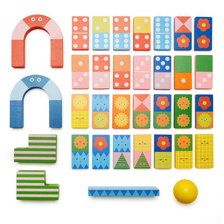 Kikkerland Design Inc - Wholesale Dominoes - Topple Twist Dominoes1