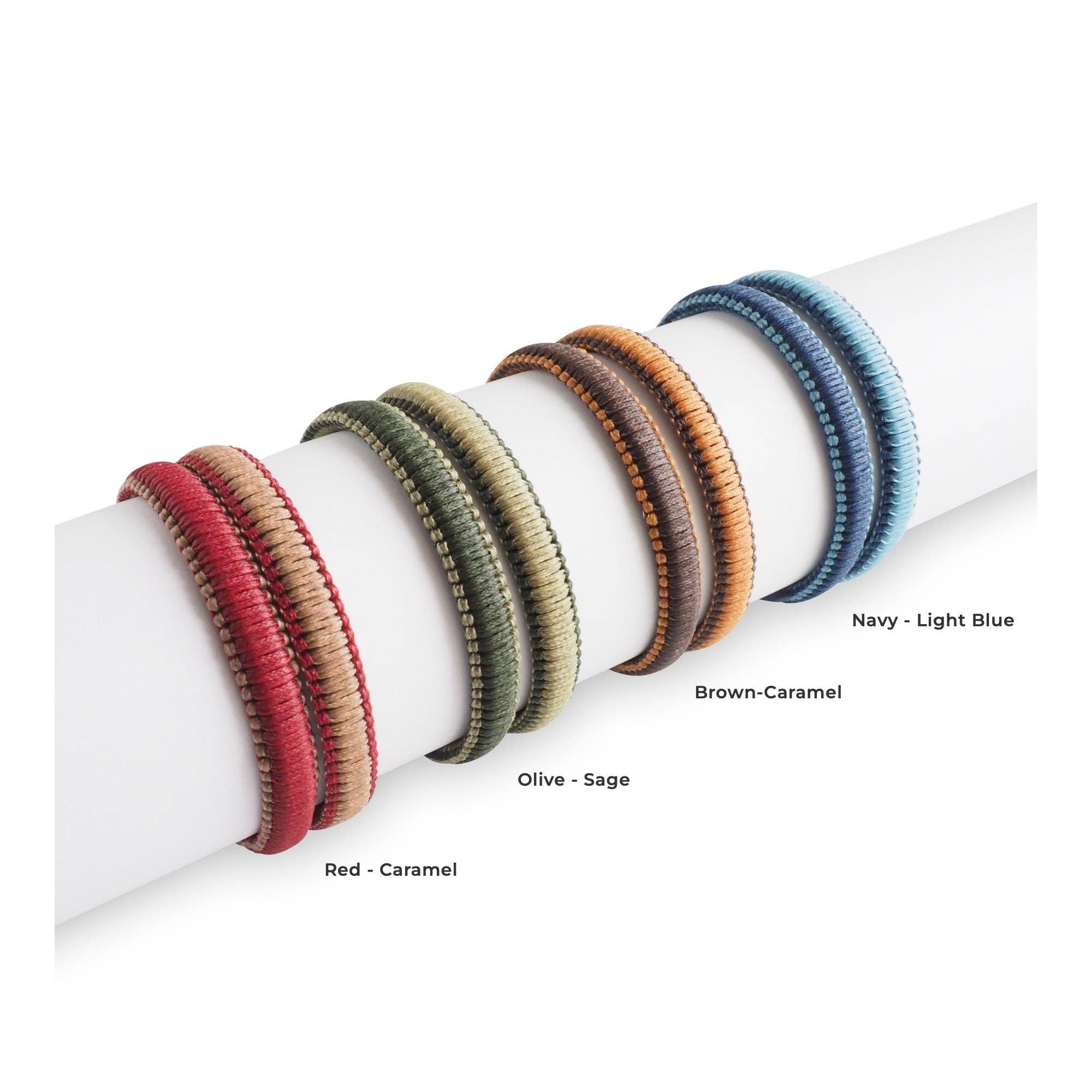 Makarla - Handmade Colombian Jewelry - Vendita all'ingrosso Bracciale in tessuto/intrecciato - Bracciale da Uomo per Surfisti | Reversibile | Impermeabile | Regalo per Papà0