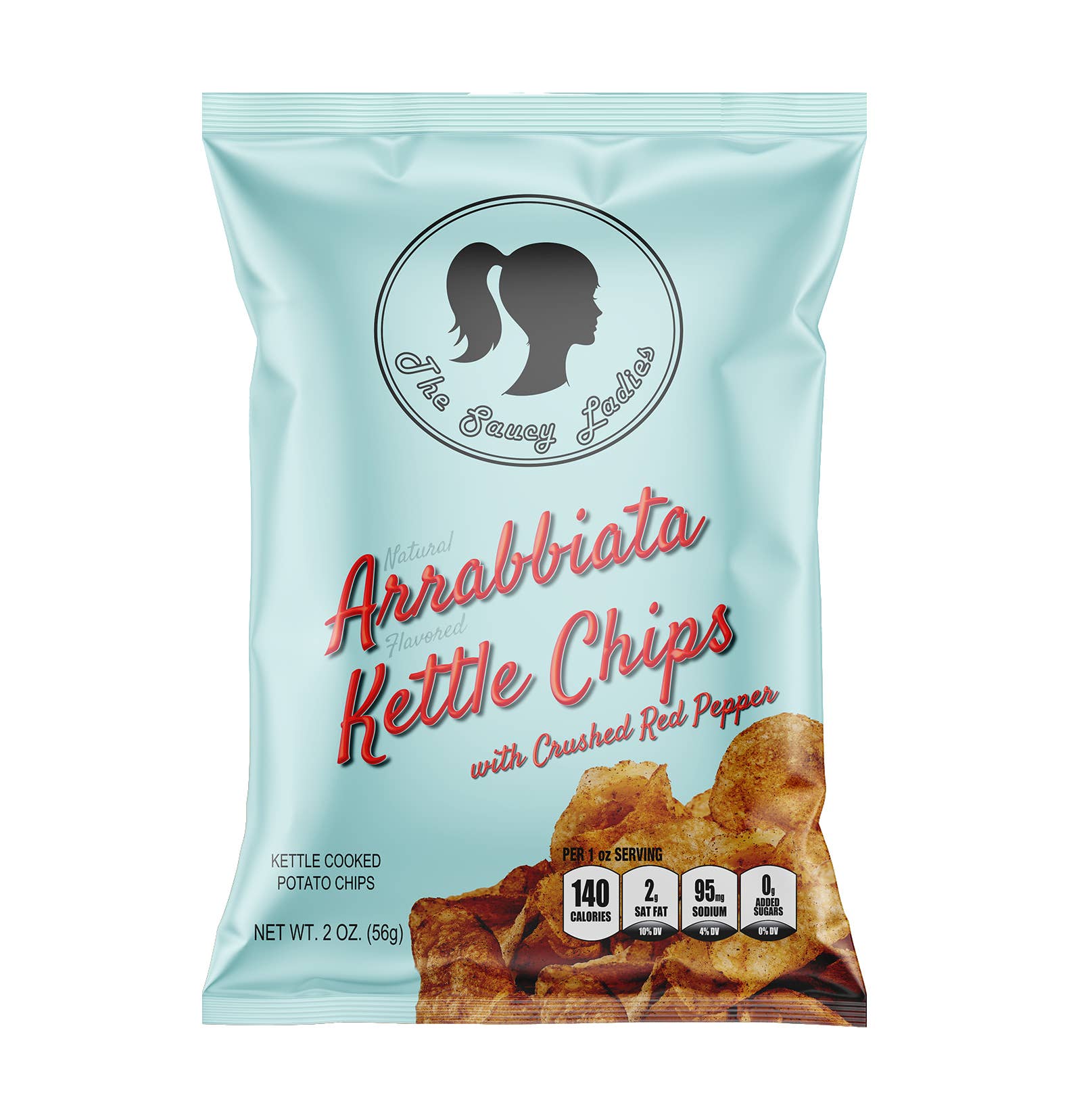 The Saucy Ladies - Wholesale Chips - Saucy Ladies Arrabbiata Kettle Chips - 2oz