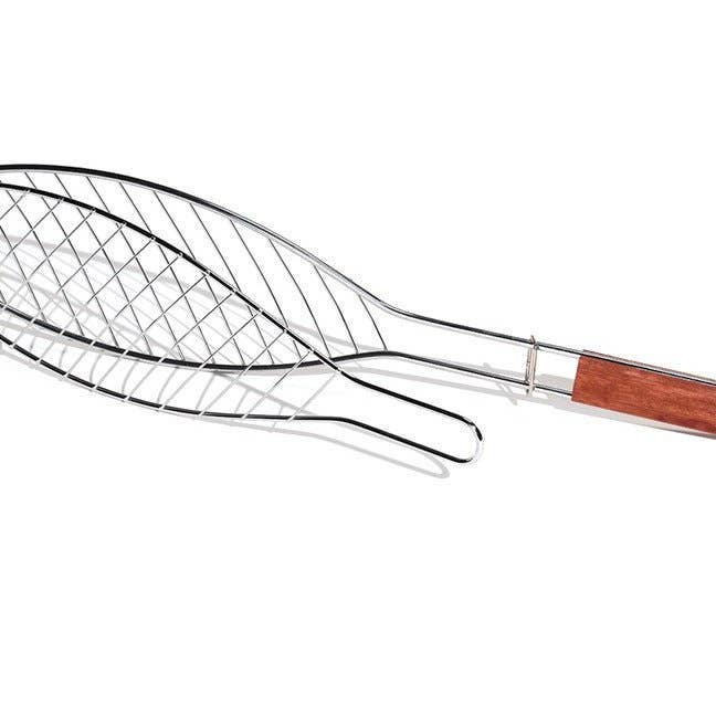 Cesta Outset para asar pescado con mango de palisandro, 23 x 12 x 6 pulgadas y otras tendencias de Resultados para camaron y pez al por mayor. Devoluciones gratuitas y condiciones de pago a 60 días en Faire en Faire.