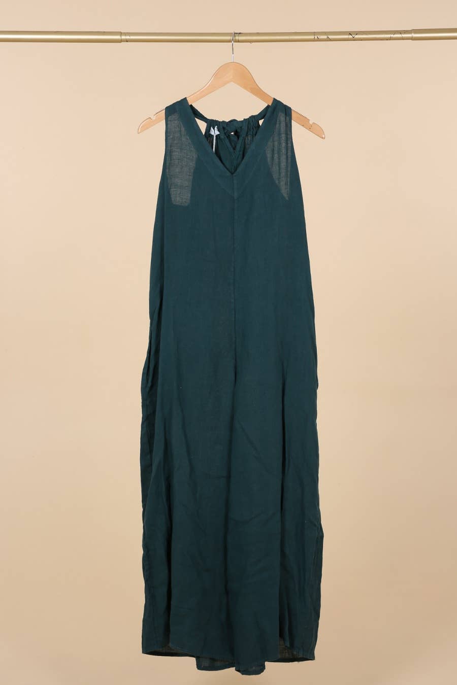 la maison des fibres naturelles – wholesale Jumpsuit – Women's – Sleeveless jumpsuit in 100% linen 6201415