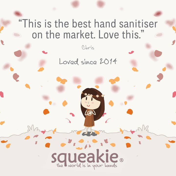 Squeakie – wholesale Hand sanitiser – Squeakie® 250ml Ecopack