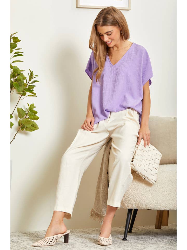 Andrée by Unit - Wholesale Blouse - Women's - Solid Color Top