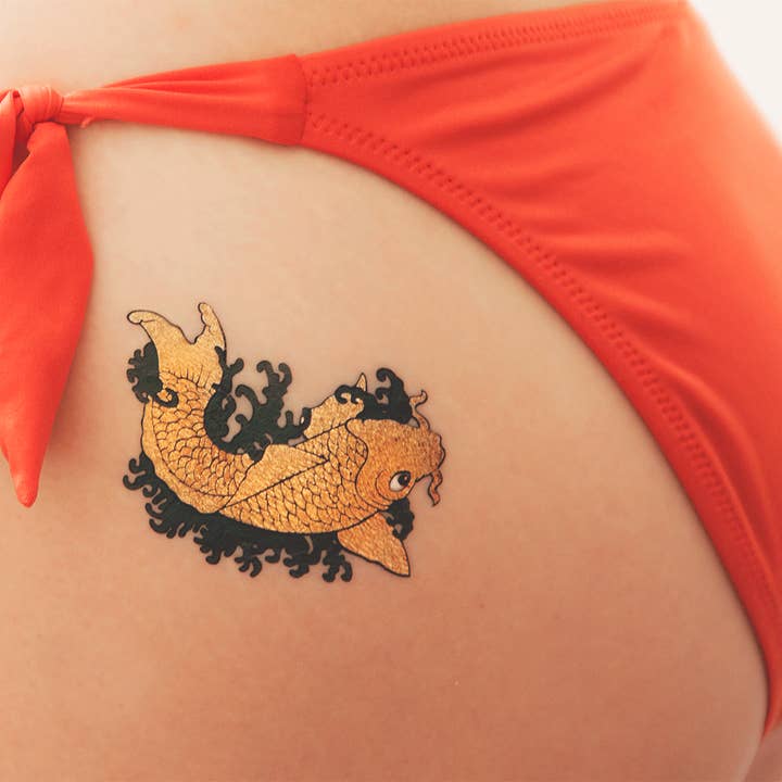 GOLDFISH Tattoo (Pack of 2) for wholesale by Tattoonie