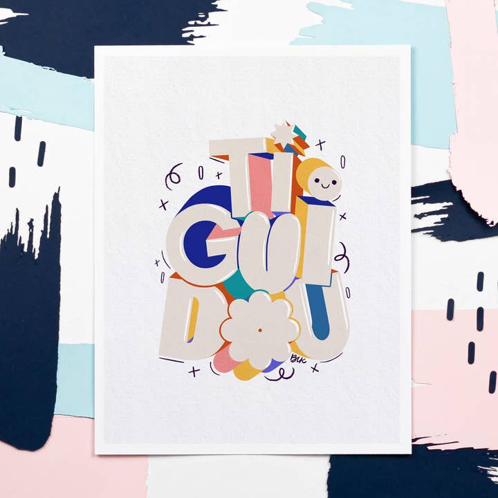 Art Print Tiguidou for wholesale by Betina C Koche