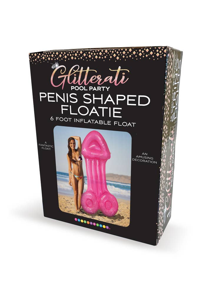 Glitterati Penis Pool Float for wholesale by Little Genie Productions