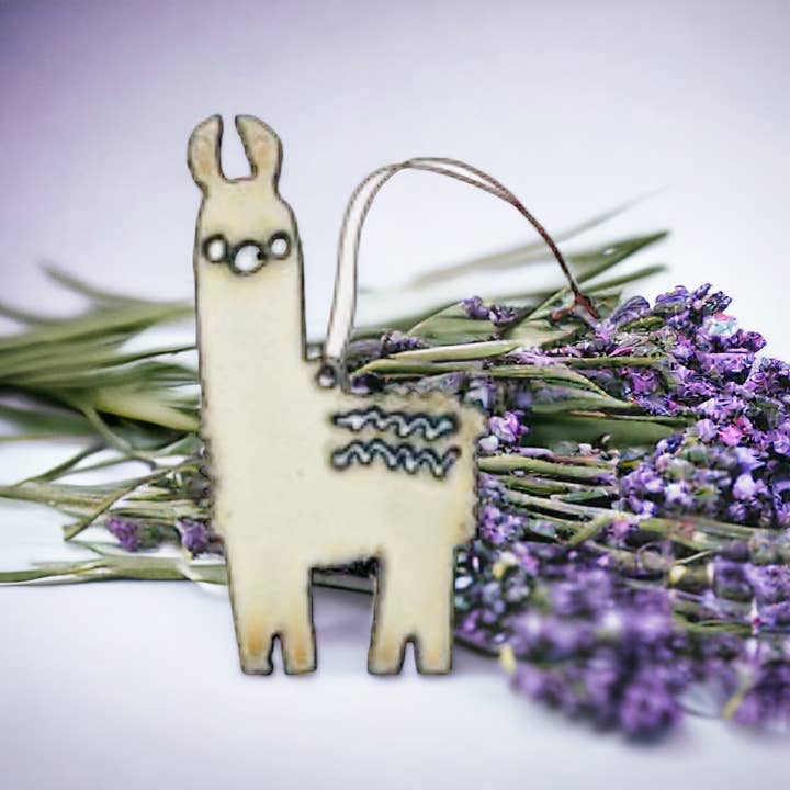 Lama-ornament rustik Zoo genbruger miljøvenligt køkkenmetal for engroshandel hos Iron Jewel