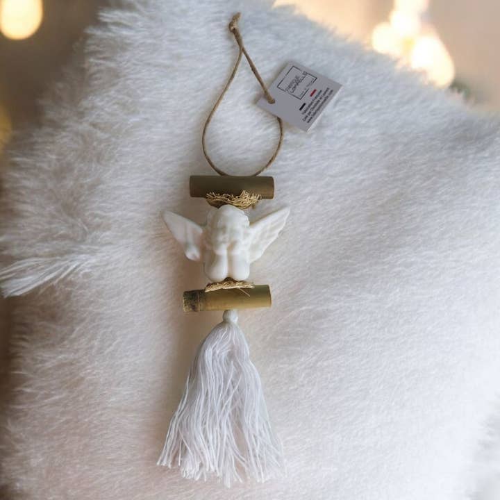 fabrique lomaelle – Engroshandel Pynt – Fletning 1 Sæbe Hvid Engel Duft Bergamot