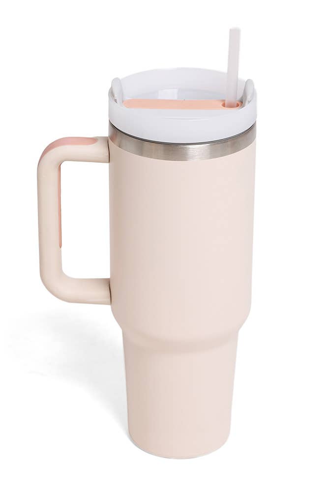 Hana - Venta al por mayor Vaso termo - Vaso con mango de 40 oz de color liso19