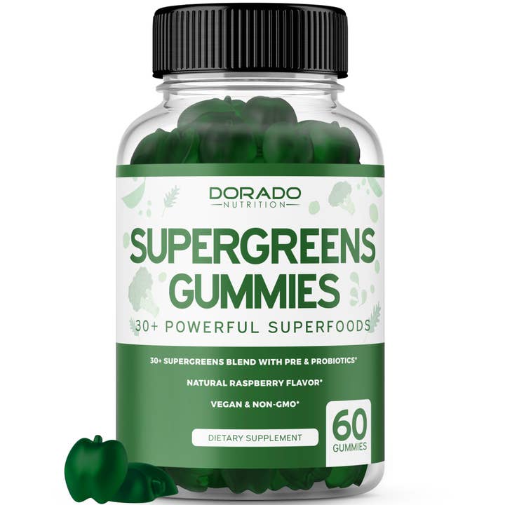 Supergreens Gummies - (60 Gummies) for wholesale by Dorado Nutrition