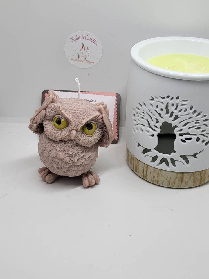 Chouette je t'entent pas pour la vente par Irrésistible Bougie