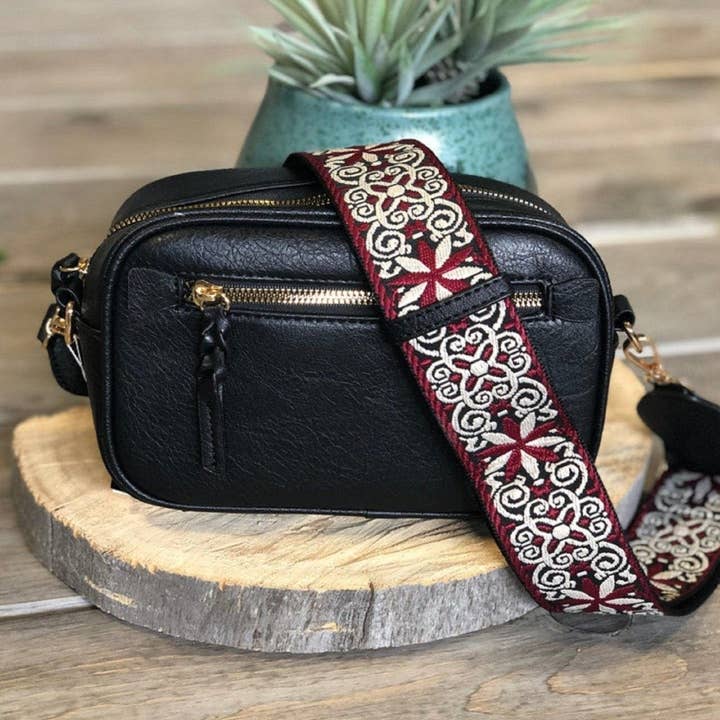 MiMi Wholesale - Wholesale Crossbody Bag - Women's - Boho Guitar Strap Women's Crossbody Bag20