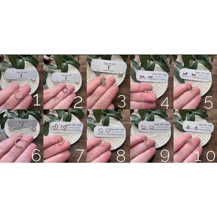 Metal Earring Collection for wholesale by Slayed With Sarah