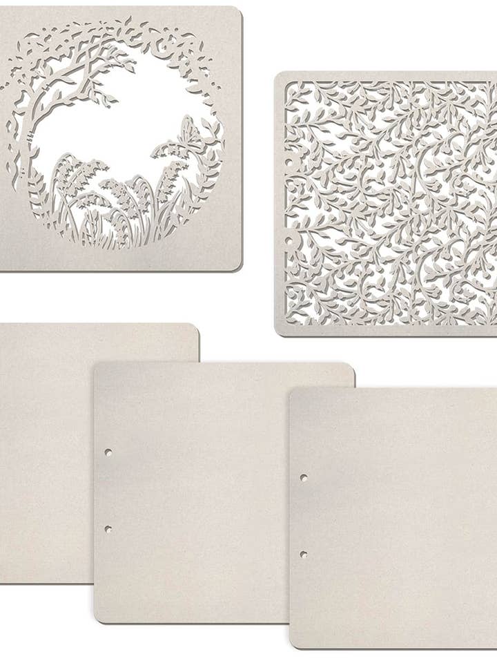 Ciao Bella Set 5 Album Pages Meadow for wholesale by Ecstasy Crafts Distributing