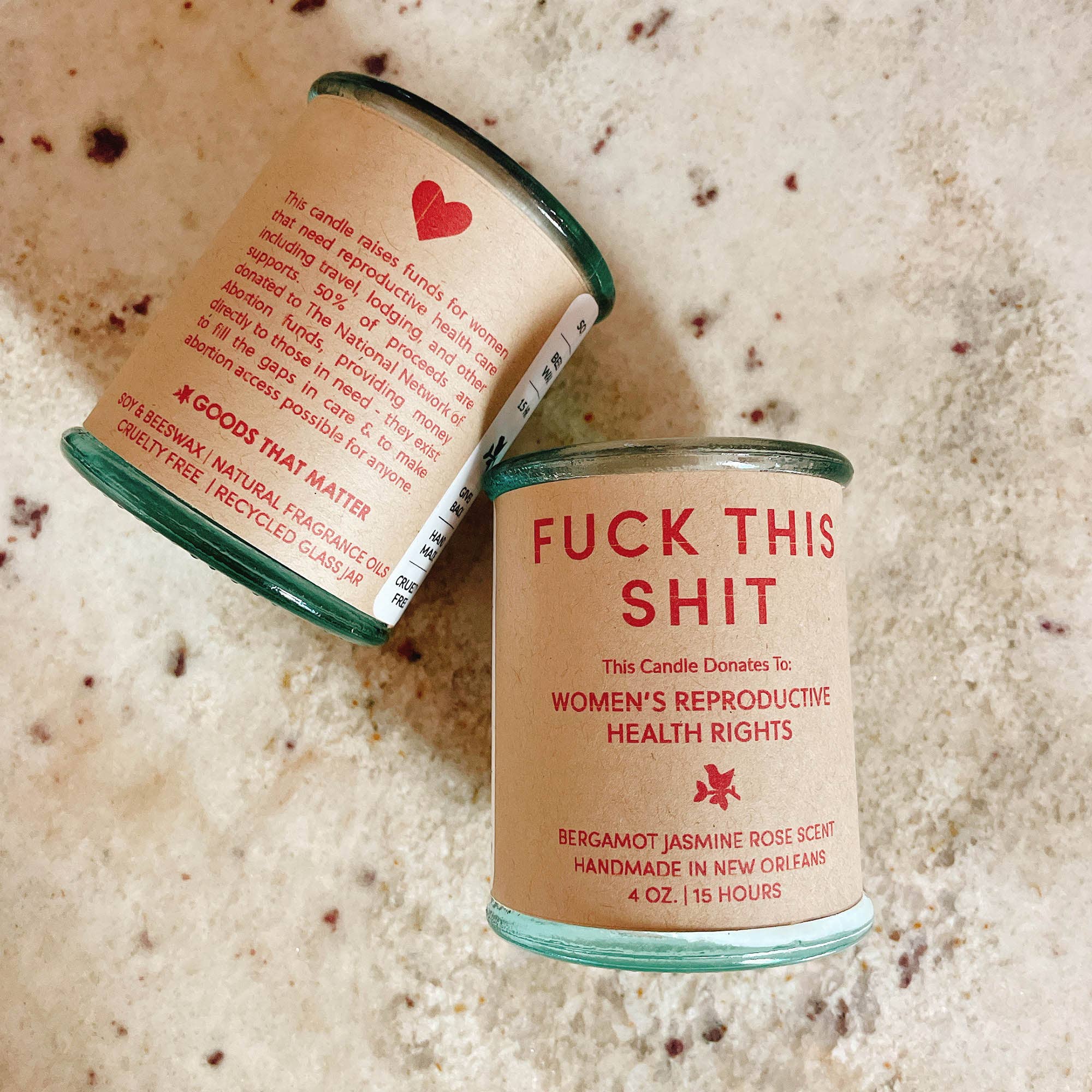 Goods That Matter – wholesale Burkljus – FUCK DENNA SKIT, Kvinnors hälsa, Bergamott Jasmine Rose Candle2