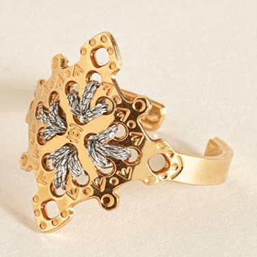 CALA verstelbare gouden ring geïnspireerd door Toeraren-sieraden voor wholesale door CAMILLE ENRICO