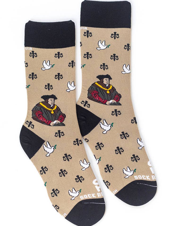 St. Thomas More Adult Socks for wholesale by Sock Religious