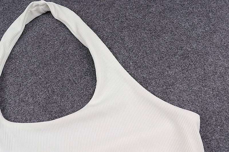 Rosa Clothing - Wholesale Tank Top - Women's - basic halter tank top sleeveless rib knit base vest cami14