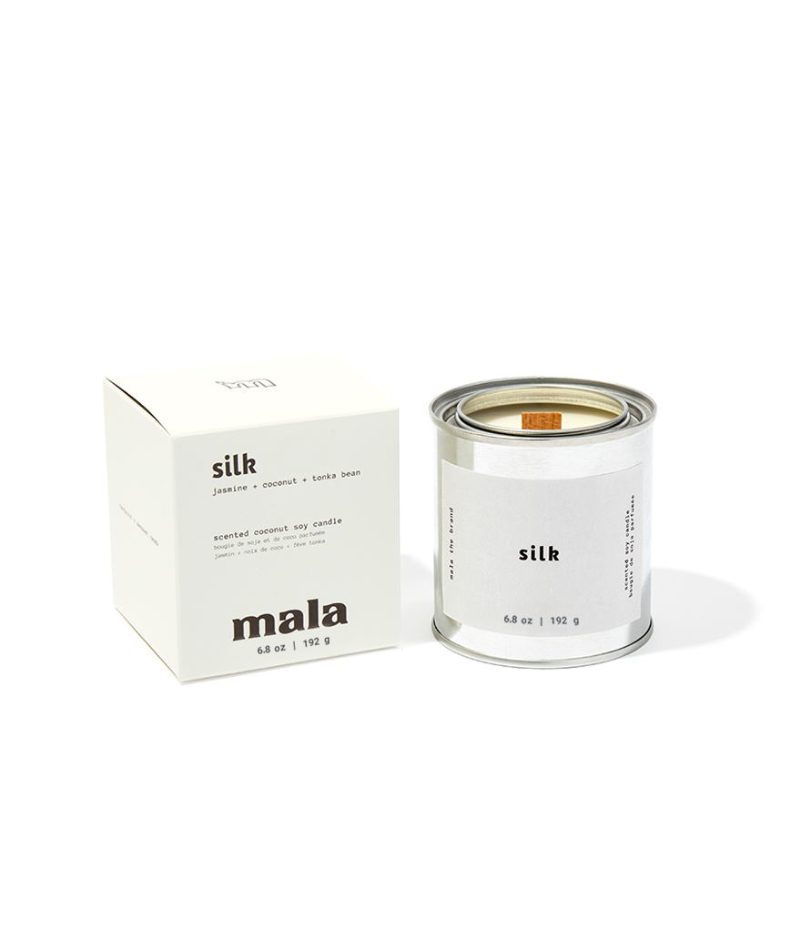 Mala the Brand - Wholesale Jar/Filled Candle - Silk | Coconut-Soy Wax Candle2