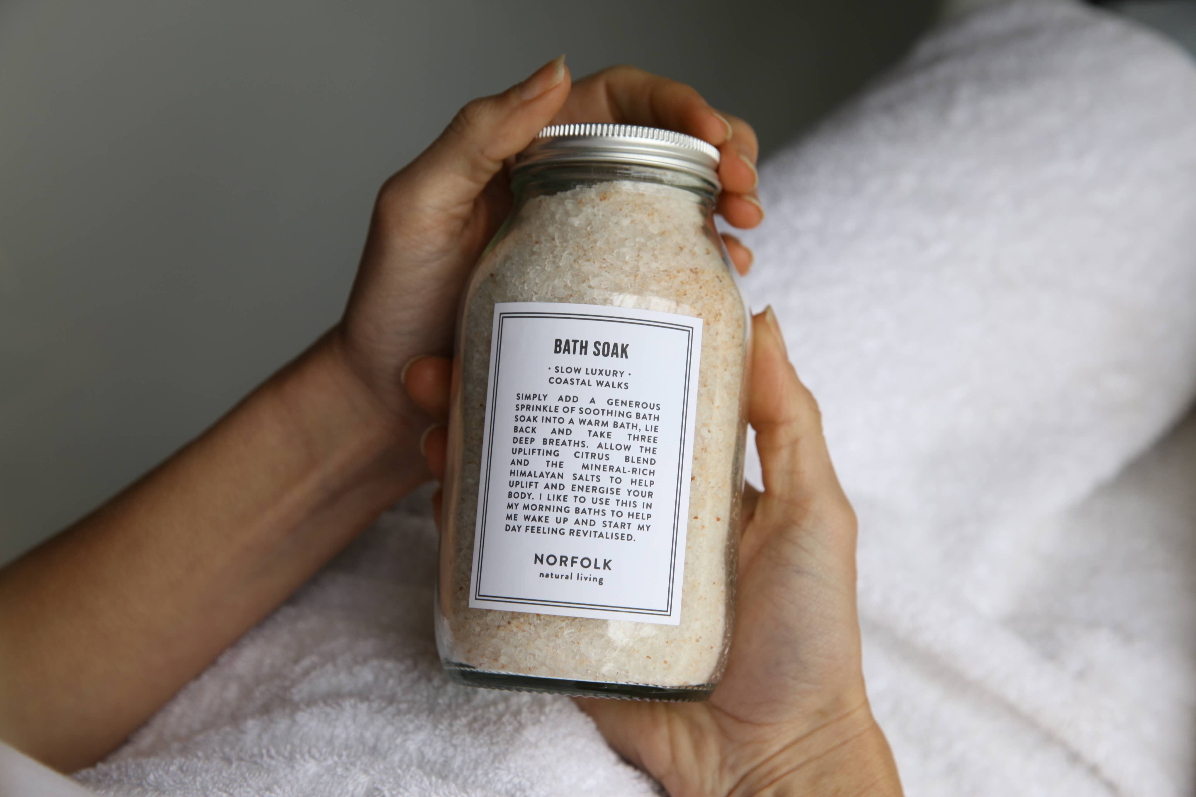 Norfolk Natural Living – wholesale Bath soak/milk – Bath Soak - Deepest Sleep 250ml (Himalayan Salt Melody)1