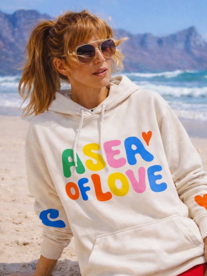 A Sea of Love Hoodie for wholesale by Cabana Club California