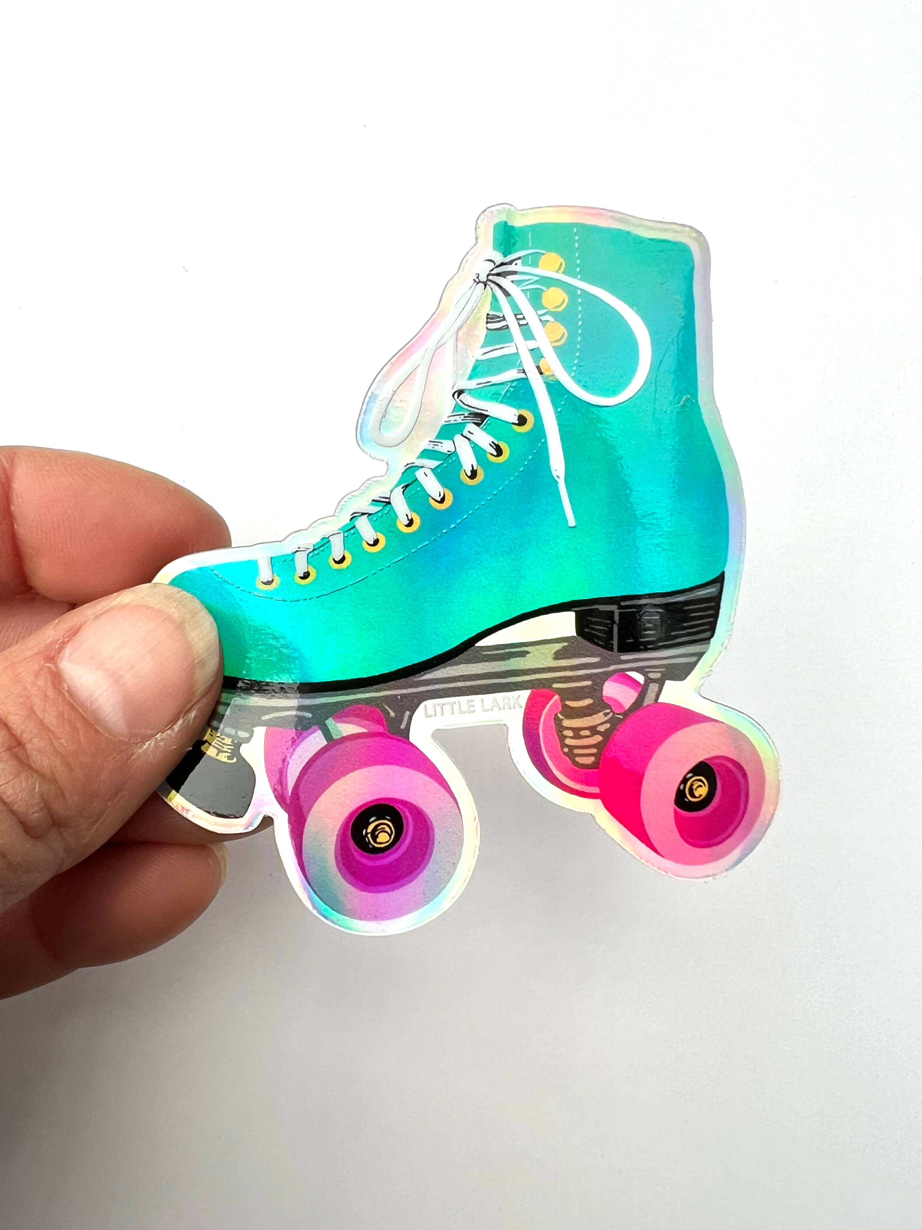 Little Lark - Wholesale Sticker - Hologram Roller Skates Stickers0